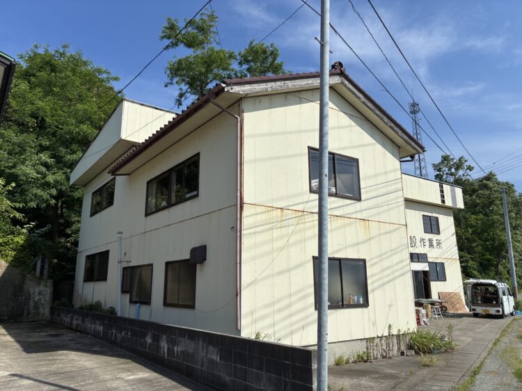 鶴岡市鼠ヶ関　古屋(作業所）付き土地